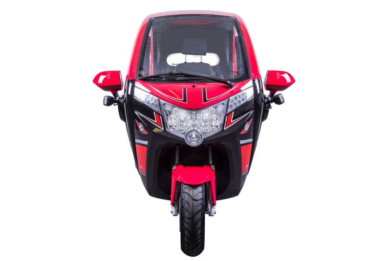 Tricicleta electrica Ztech ZT-95-A E-MOPED CAR cu cabina autonomie 70 Km viteza maxima 45 km/h putere 3000W acumulator 45Ah/60V