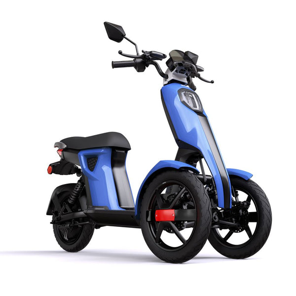 Tricicleta electrica Ztech ZT-98 iTANGO HO autonomie 50 Km viteza maxima 45 km/h putere 1200W acumulator 26Ah/48V-Albastru