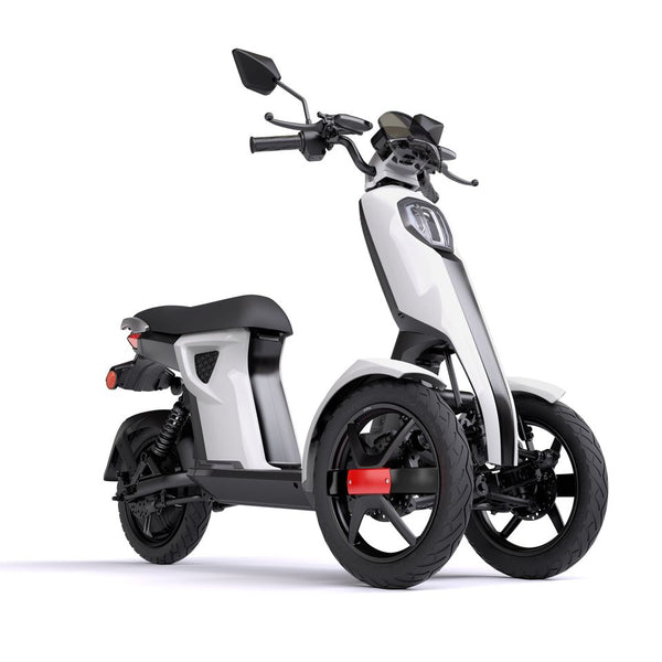 Tricicleta electrica Ztech ZT-98 iTANGO HO autonomie 50 Km viteza maxima 45 km/h putere 1200W acumulator 26Ah/48V-Alb
