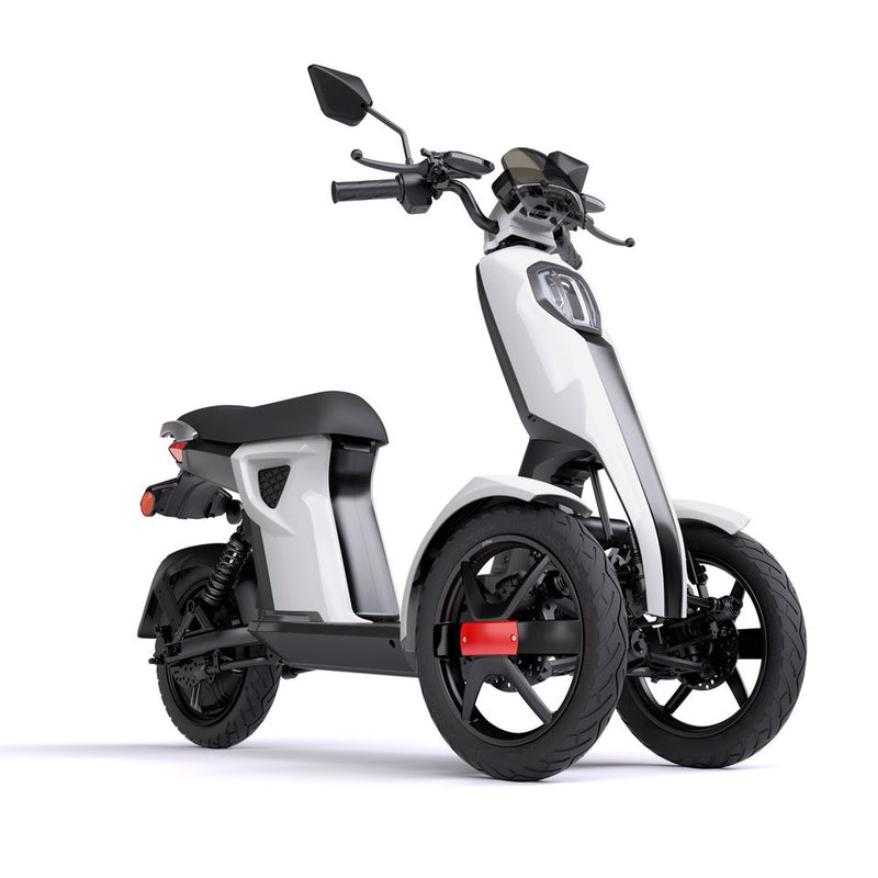Tricicleta electrica Ztech ZT-98 iTANGO HO autonomie 50 Km viteza maxima 45 km/h putere 1200W acumulator 26Ah/48V-Alb