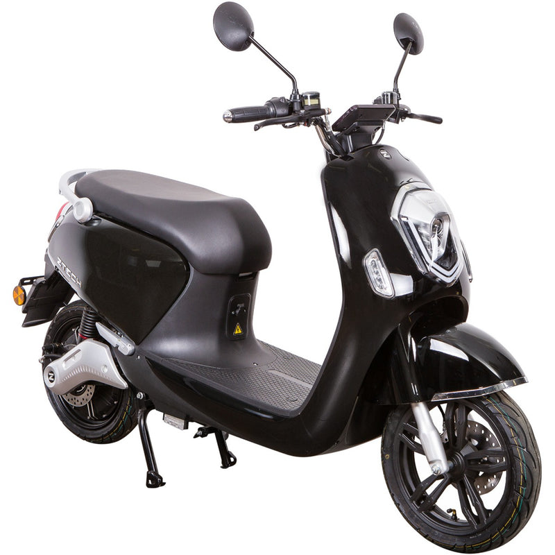 Scuter electric Ztech ZT-23-A CRYSTAL-A autonomie 80 Km viteza maxima 45 km/h putere 1800W acumulator 20Ah/60V motor BOSCH-Argintiu