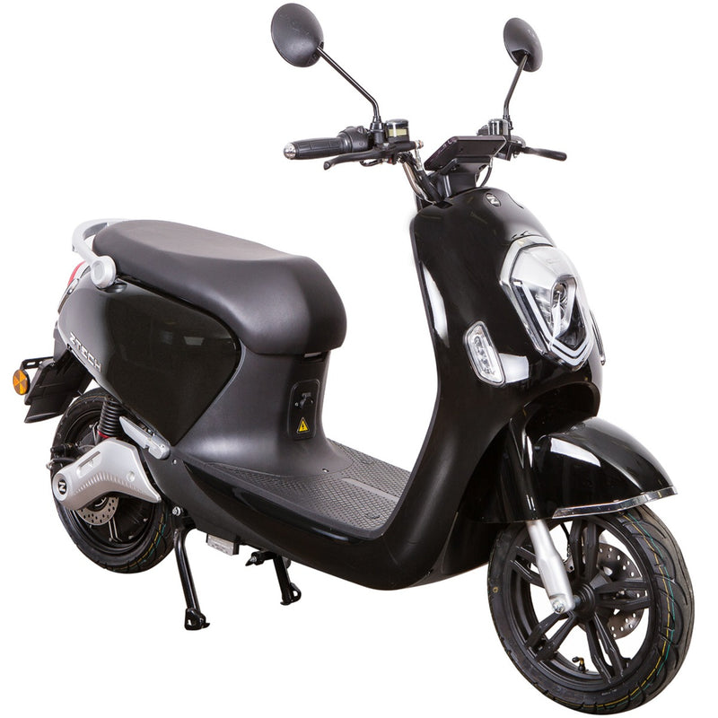 Scuter electric Ztech ZT-23-B CRYSTAL-B autonomie 80 Km viteza maxima 45 km/h putere 1800W acumulator 2x20Ah/60V motor BOSCH-Negru