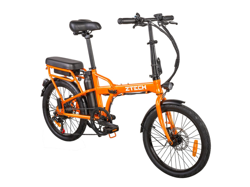 Bicicleta electrica Ztech ZT-12 CAMP 6.0 autonomie 35 Km viteza maxima 25 km/h putere 250W acumulator 8Ah/36V nu necesita permis-Gri