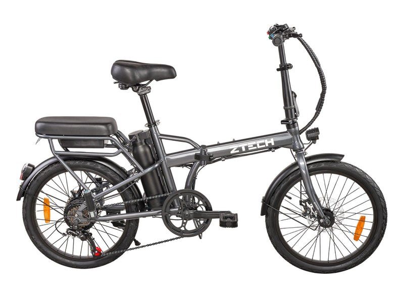 Bicicleta electrica Ztech ZT-12 CAMP 6.0 autonomie 35 Km viteza maxima 25 km/h putere 250W acumulator 8Ah/36V nu necesita permis-Albastru