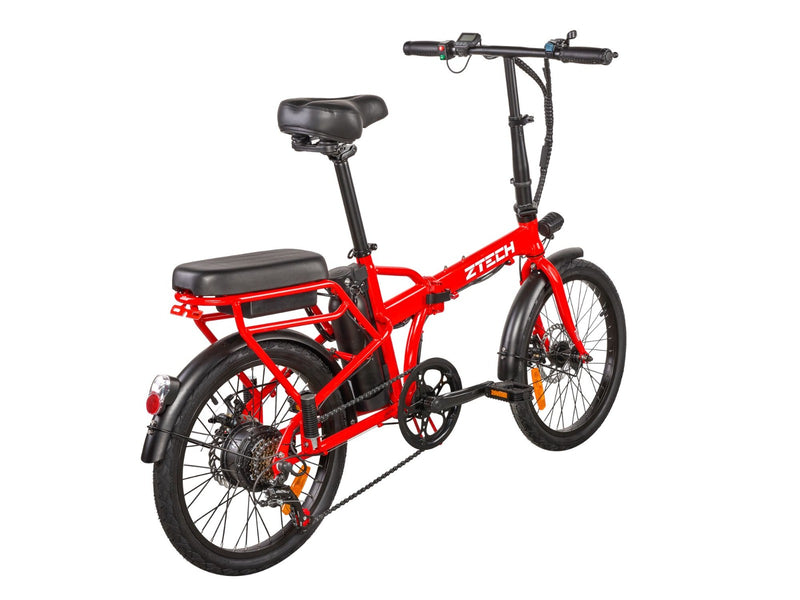 Bicicleta electrica Ztech ZT-12 CAMP 6.0 autonomie 35 Km viteza maxima 25 km/h putere 250W acumulator 8Ah/36V nu necesita permis-Alb