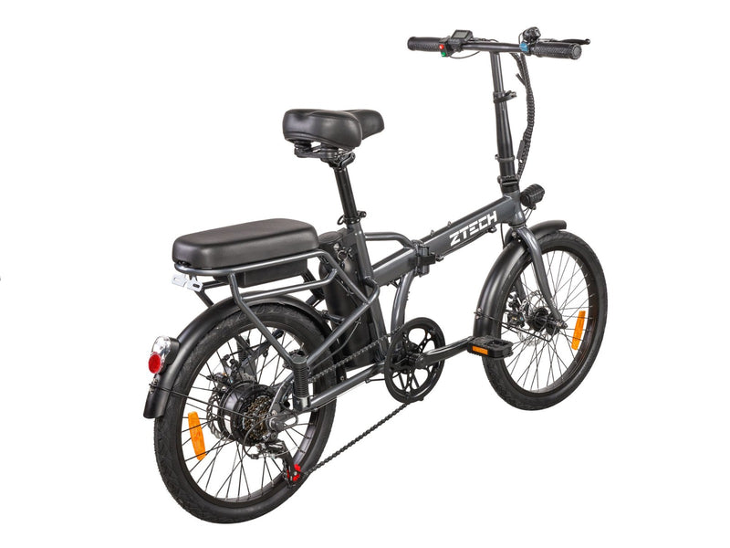 Bicicleta electrica Ztech ZT-12 CAMP 6.0 autonomie 35 Km viteza maxima 25 km/h putere 250W acumulator 8Ah/36V nu necesita permis-Albastru