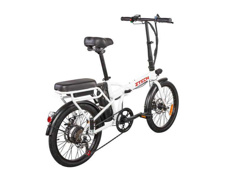 Bicicleta electrica Ztech ZT-12 CAMP 6.0 autonomie 35 Km viteza maxima 25 km/h putere 250W acumulator 8Ah/36V nu necesita permis-Gri