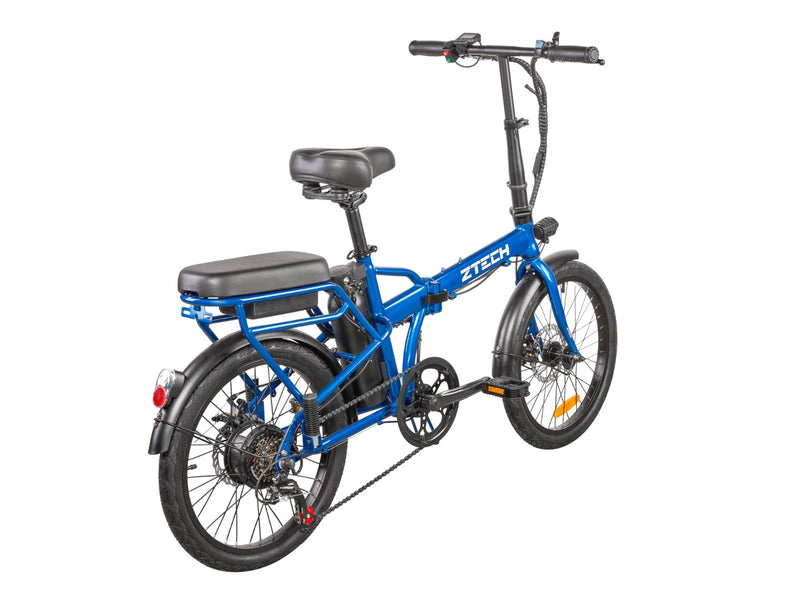 Bicicleta electrica Ztech ZT-12 CAMP 6.0 autonomie 35 Km viteza maxima 25 km/h putere 250W acumulator 8Ah/36V nu necesita permis-Alb