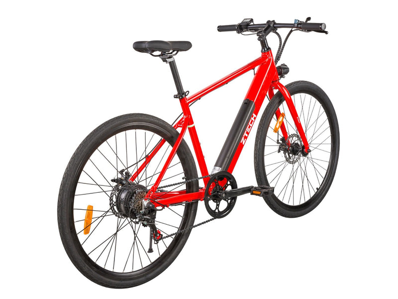 Bicicleta electrica Ztech ZT-14 CAMP 7.0 autonomie 45 Km viteza maxima 25 km/h putere 250W acumulator 10Ah/36V nu necesita permis-Alb