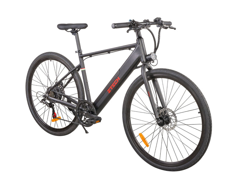 Bicicleta electrica Ztech ZT-14 CAMP 7.0 autonomie 45 Km viteza maxima 25 km/h putere 250W acumulator 10Ah/36V nu necesita permis-Alb
