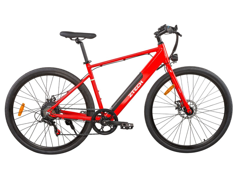 Bicicleta electrica Ztech ZT-14 CAMP 7.0 autonomie 45 Km viteza maxima 25 km/h putere 250W acumulator 10Ah/36V nu necesita permis-Alb