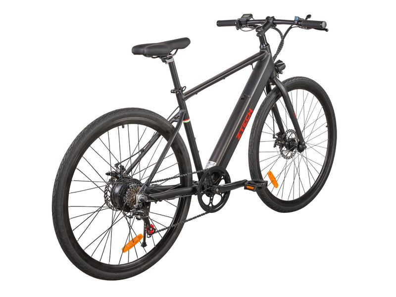 Bicicleta electrica Ztech ZT-14 CAMP 7.0 autonomie 45 Km viteza maxima 25 km/h putere 250W acumulator 10Ah/36V nu necesita permis-Alb
