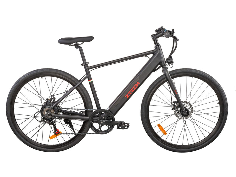 Bicicleta electrica Ztech ZT-14 CAMP 7.0 autonomie 45 Km viteza maxima 25 km/h putere 250W acumulator 10Ah/36V nu necesita permis-Alb