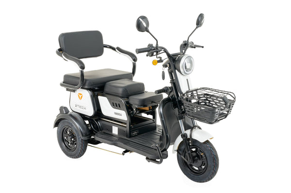 Tricicleta electrica Ztech ZT-16-G LEKU GRAPHENE autonomie 50 Km viteza maxima 25 km/h putere 1300W acumulator 20Ah/60V nu necesita permis-Negru