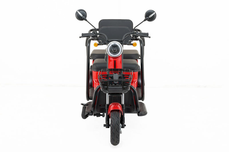 Tricicleta electrica Ztech ZT-17-G GULL GRAPHENE autonomie 50 Km viteza maxima 25 km/h putere 1300W acumulator 20Ah/60V nu necesita permis-Alb