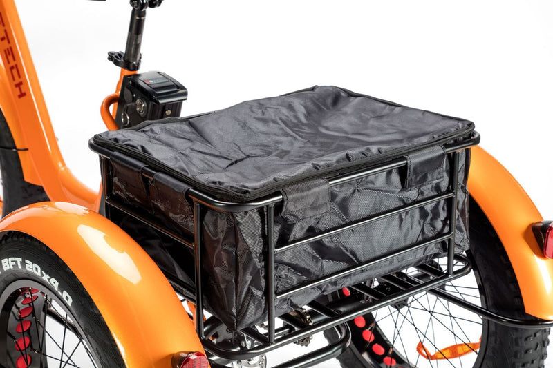 Tricicleta electrica Ztech ZT-80-A MINI autonomie 45 Km viteza maxima 25 km/h putere 250W acumulator 13Ah/48V nu necesita permis-Albastru