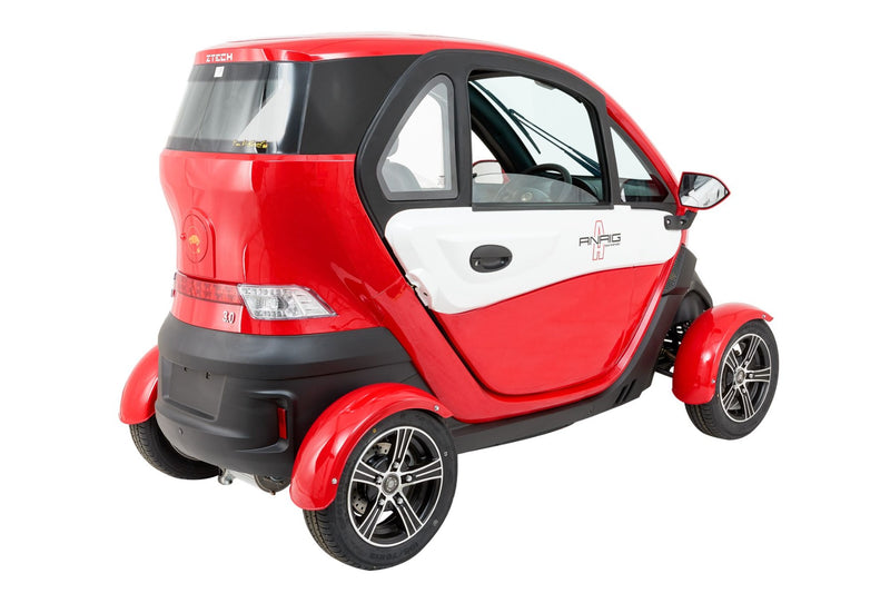 Vehicul urban electric Ztech ZT-96-A E-MOPED CAR cu cabina autonomie 45 Km viteza maxima 45 km/h putere 3000W acumulator 2x45Ah/60V-Negru