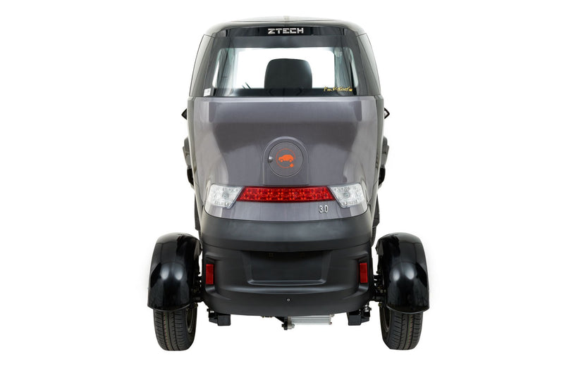Vehicul urban electric Ztech ZT-96-A E-MOPED CAR cu cabina autonomie 45 Km viteza maxima 45 km/h putere 3000W acumulator 2x45Ah/60V-Negru