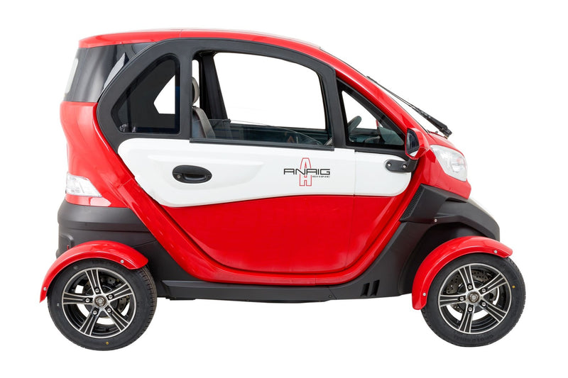 Vehicul urban electric Ztech ZT-96-A E-MOPED CAR cu cabina autonomie 45 Km viteza maxima 45 km/h putere 3000W acumulator 2x45Ah/60V-Negru