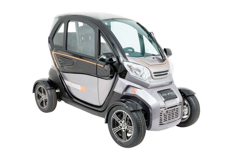 Vehicul urban electric Ztech ZT-96-A E-MOPED CAR cu cabina autonomie 45 Km viteza maxima 45 km/h putere 3000W acumulator 2x45Ah/60V-Negru