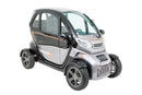 Vehicul urban electric Ztech ZT-96-A E-MOPED CAR cu cabina autonomie 45 Km viteza maxima 45 km/h putere 3000W acumulator 2x45Ah/60V-Orange