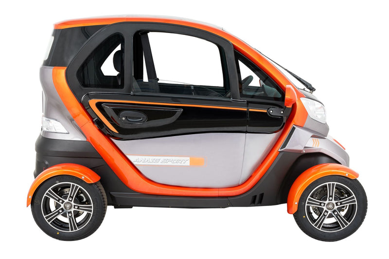 Vehicul urban electric Ztech ZT-96-A E-MOPED CAR cu cabina autonomie 45 Km viteza maxima 45 km/h putere 3000W acumulator 2x45Ah/60V-Negru