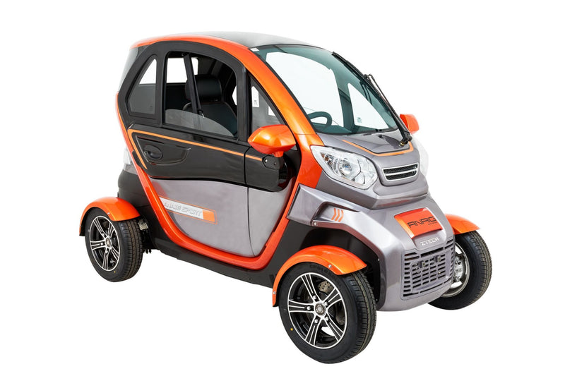 Vehicul urban electric Ztech ZT-96-A E-MOPED CAR cu cabina autonomie 45 Km viteza maxima 45 km/h putere 3000W acumulator 2x45Ah/60V-Negru