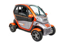 Vehicul urban electric Ztech ZT-96-A E-MOPED CAR cu cabina autonomie 45 Km viteza maxima 45 km/h putere 3000W acumulator 2x45Ah/60V-Orange